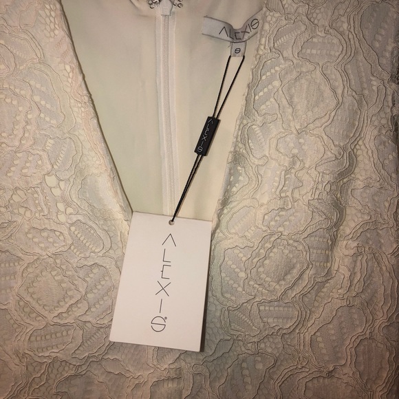 ALEXIS Lace Long Sleeved Midi Dress NWT - Picture 9 of 10